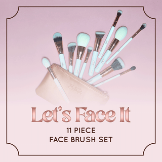 "Lets face it" 11 Piece Brush Set